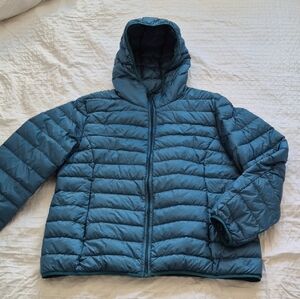 Women's Blue Puffer Jacket